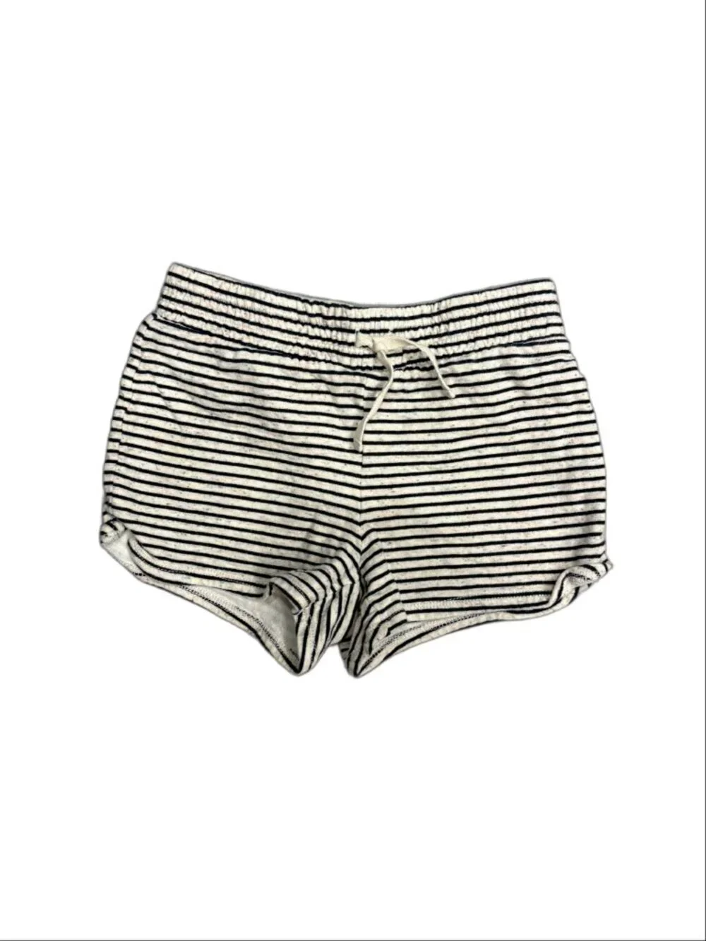 Gap Kids Girls Navy Striped Speckled Knit Lounge Shorts (Medium 8)